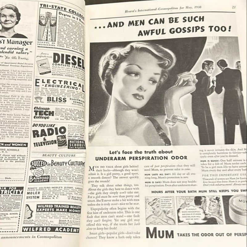 Cosmopolitan Magazine, May 1938