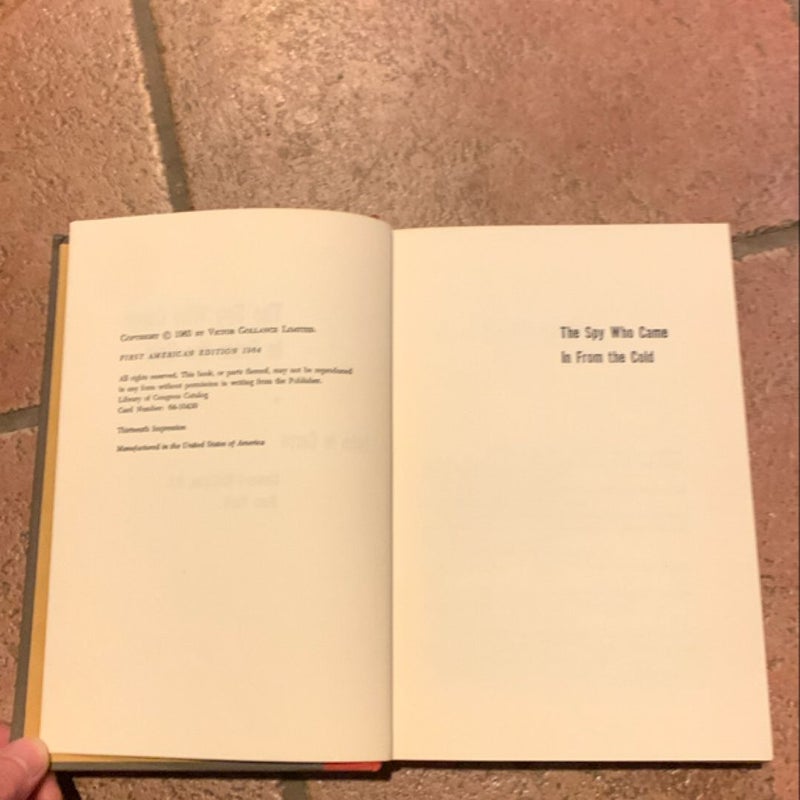 The Spy Who Came In From the Cold (1st American Edition)