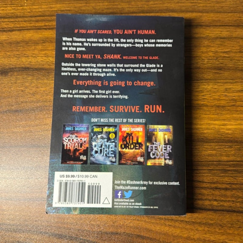 The Maze Runner (Maze Runner, Book One)