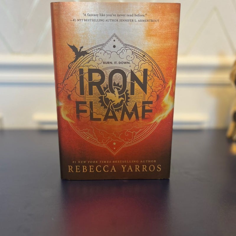 Iron Flame First Edition Sprayed Edges