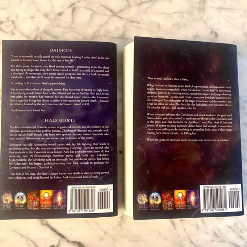 OOP Half-Blood & Pure (Covenant series)