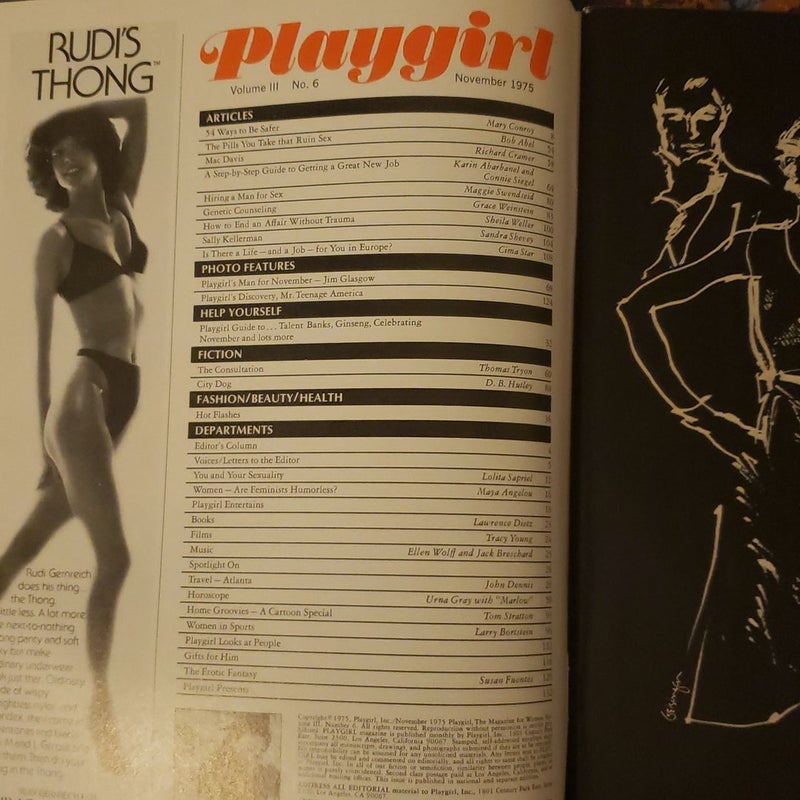 Playgirl Magazine 