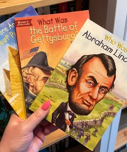 Who Was Abraham Lincoln? BUNDLE 3 Books