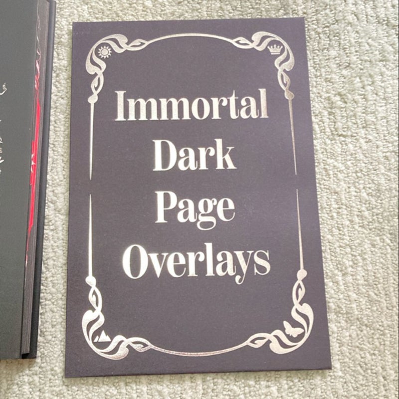 Immortal Dark and page overlays