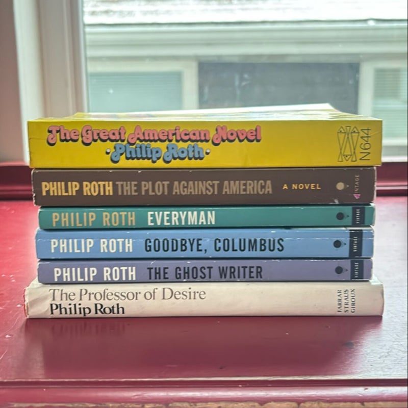 Philip Roth Collection: Plot, Everyman, Ghost Writer, Goodbye Colombia, Great American Novel