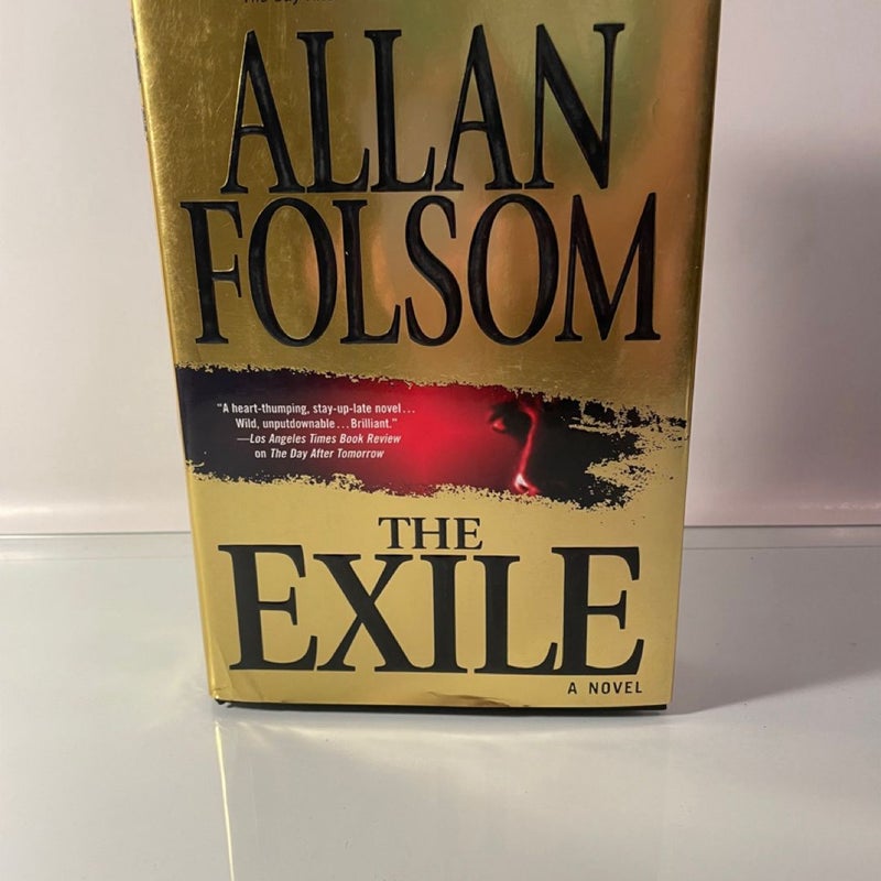 SIGNED The Exile by Allan Folsom (2004, Hardcover, First edition)