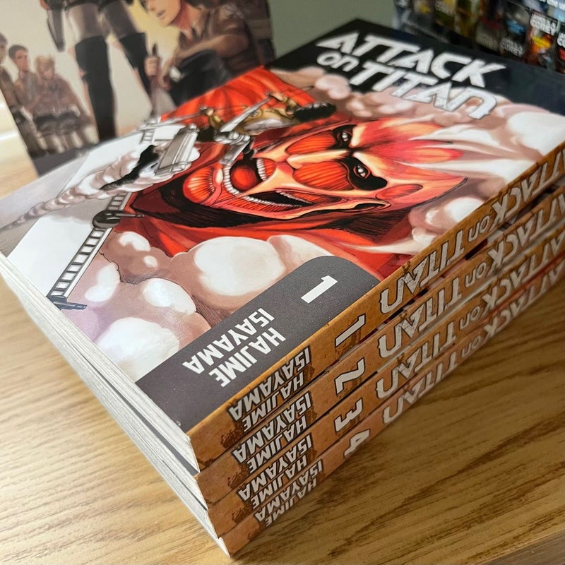 Attack on Titan Season 1 Part 1 Manga Box Set