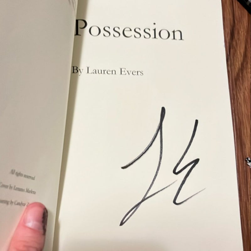 Possession - Signed w/ stenciled edges