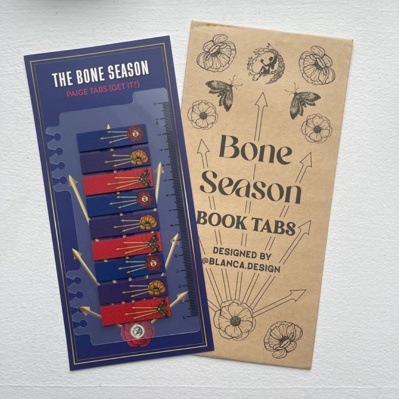 Bone Season Book Tabs by Fairyloot