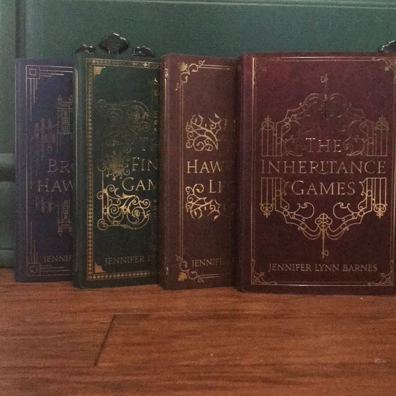 The Inheritance Games, The Hawthorne Legacy, The Final Gambit, & The Brothers Hawthorne Fairyloot Edition