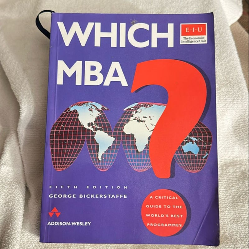 Which MBA?