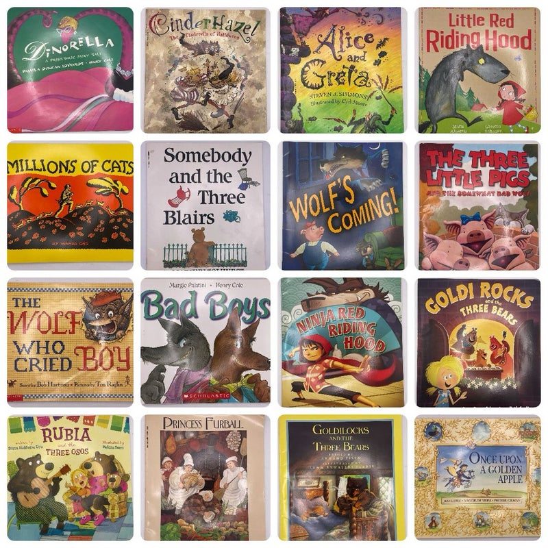 16 books for $18.00! Even more fairytale books! 