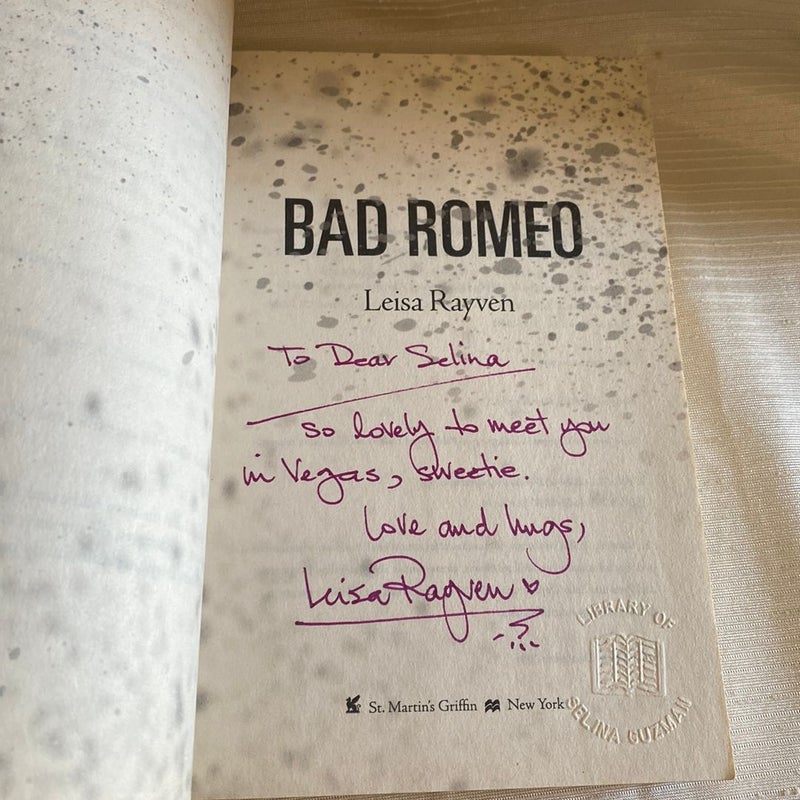 Bad Romeo (SIGNED)