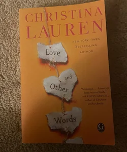 Love and Other Words (out of print copy) 