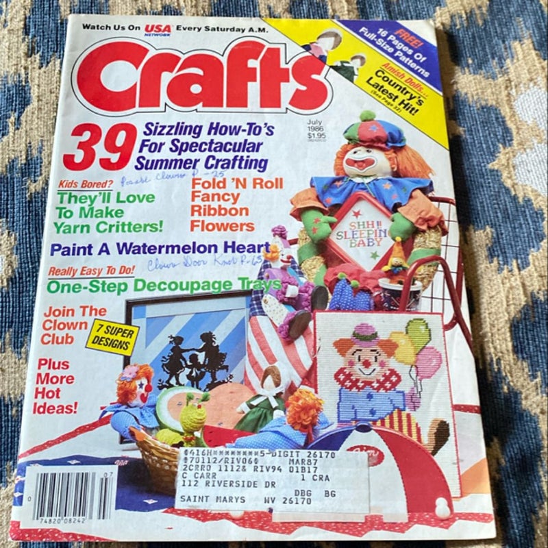 Crafts Magazine July 1986