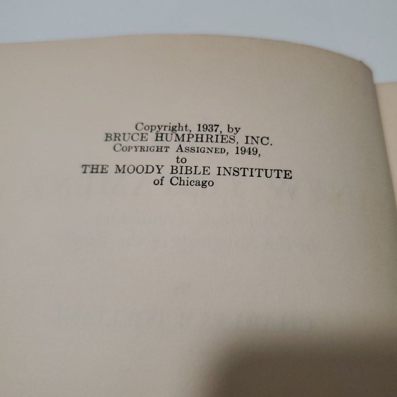 The New Testament  Williams by Moody Press 1953