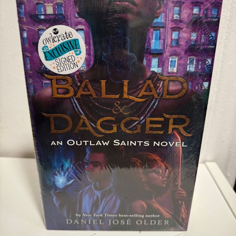 Owlcrate Ballad and Dagger (an Outlaw Saints Novel) SIGNED