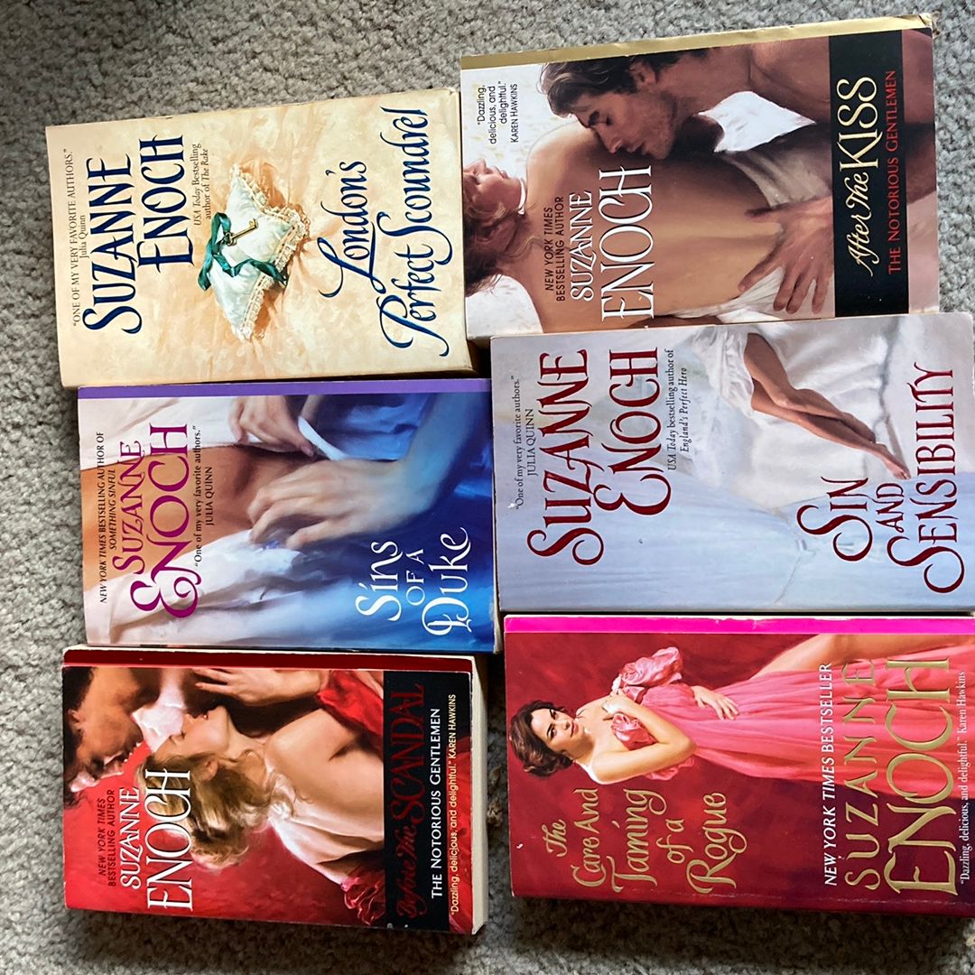 Suzanne Enoch bundle of 6 books