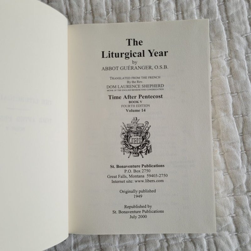 The Liturgical Year