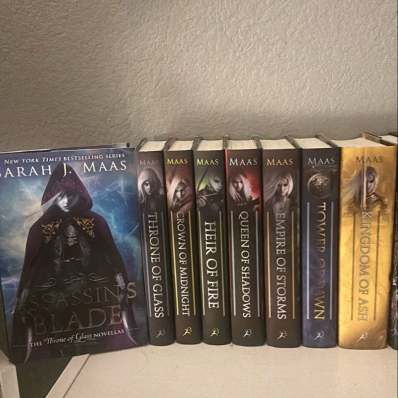 Throne of Glass FULL SET OOP HARDCOVER