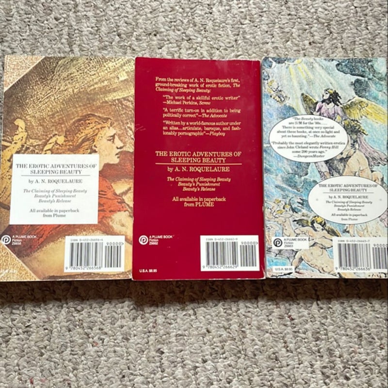 The Claiming of Sleeping Beauty trilogy (first edition)