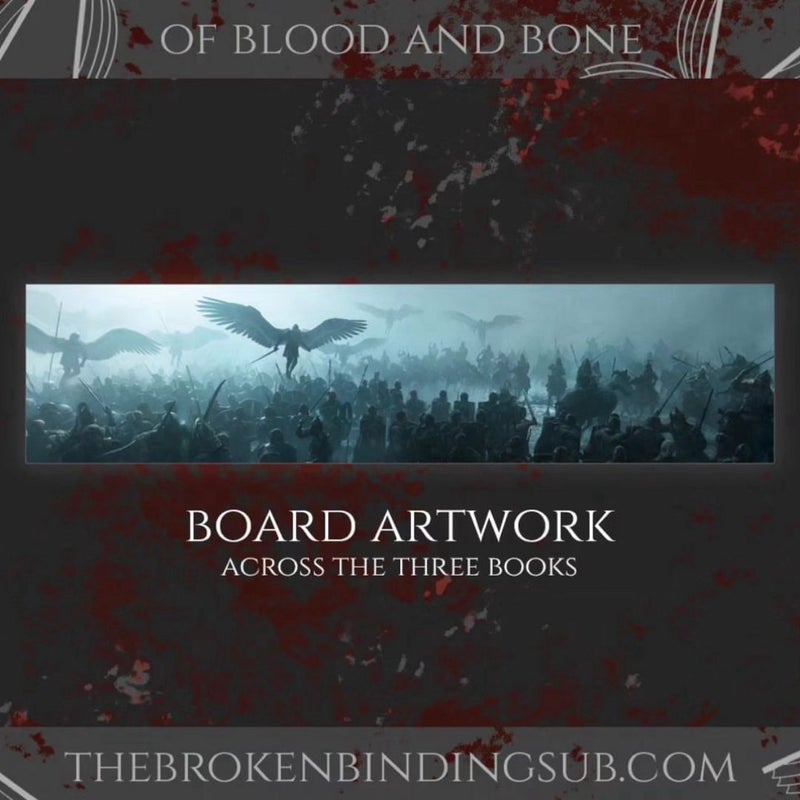 Of Blood and Bone trilogy (BROKEN BINDING HANDSIGNED)