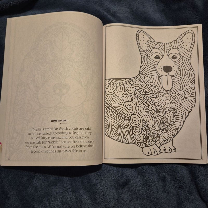 Blissful Dog Coloring Book