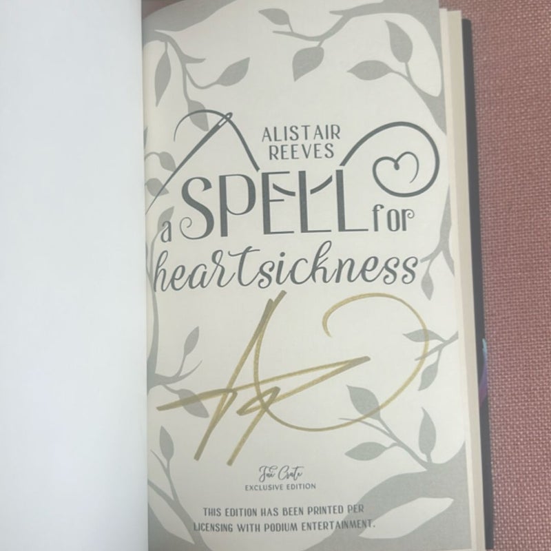 A Spell for Heartsickness (FaeCrate Edition)