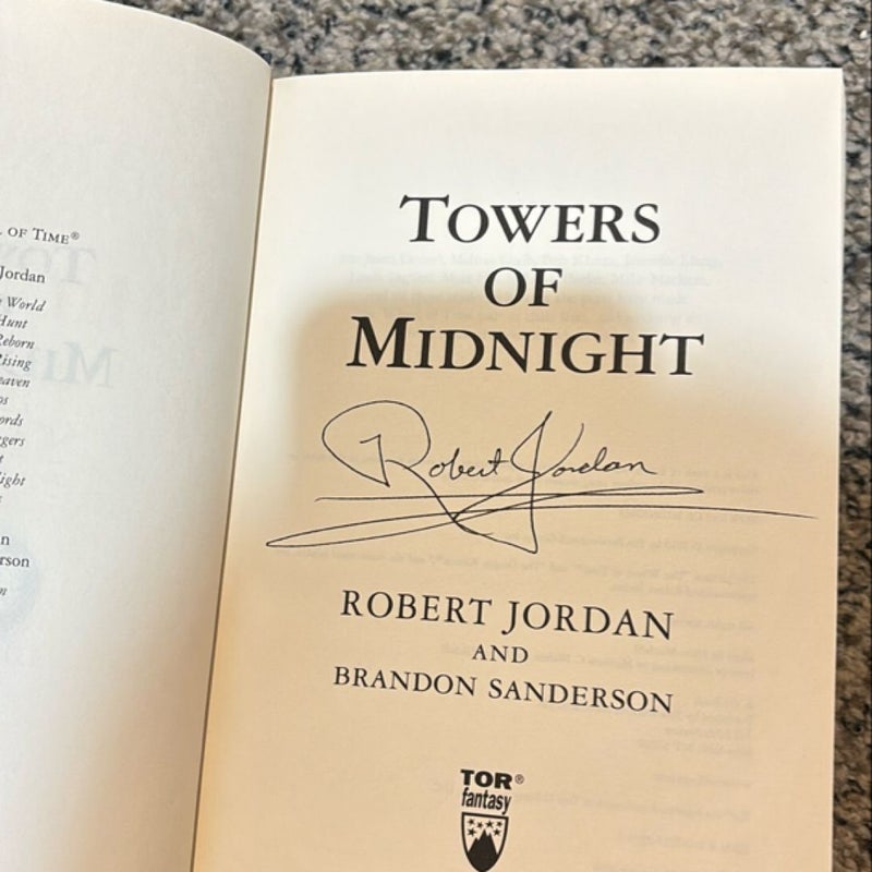 Towers of Midnight signed