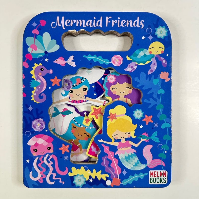 Mermaid Friends, Die Cut with Handle