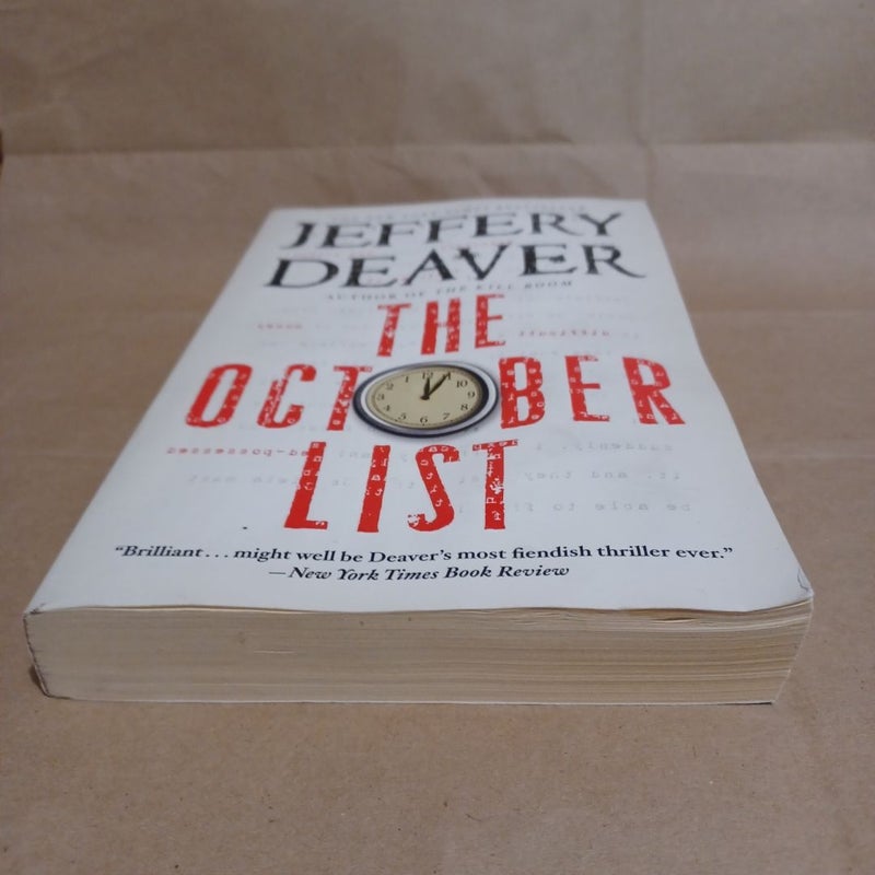 The October List