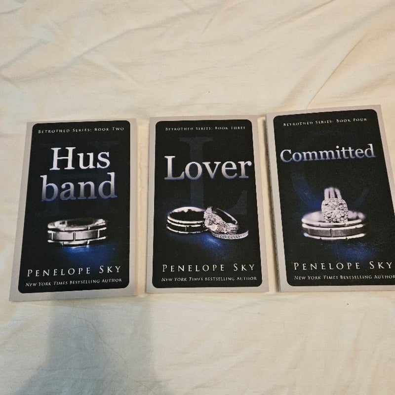 Betrothed Series Books 2-4 signed by Penelope Sky 