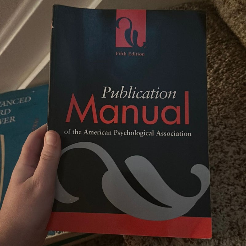 Publication Manual of the American Psychological Association