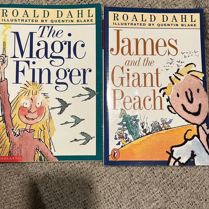 90s Dahl bundle *The Magic Finger and James and the Giant Peach