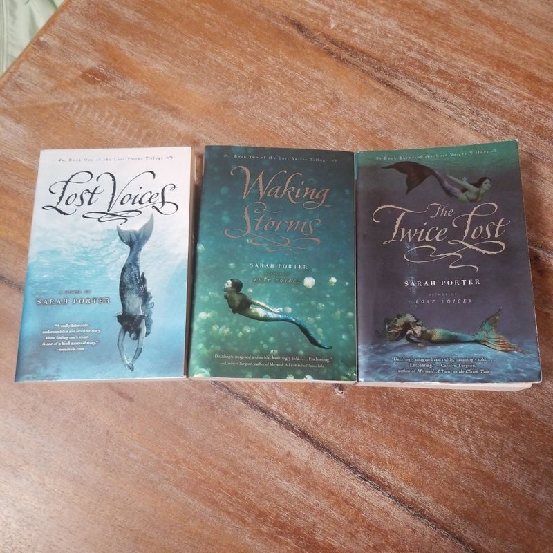 The Lost Voices Trilogy (Lost Voices, Waking Storms, The Twice Lost)