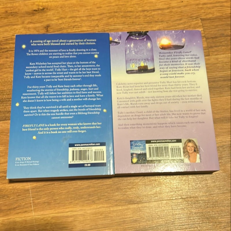 Firefly Lane and Fly Away (UK editions)