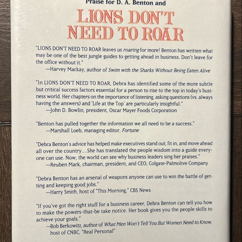 Lions Don't Need to Roar