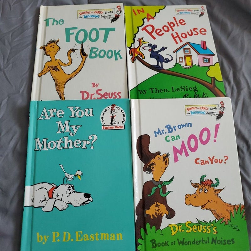 4 book DR. SEUSS CHILDREN'S BOOK BUNDLE!