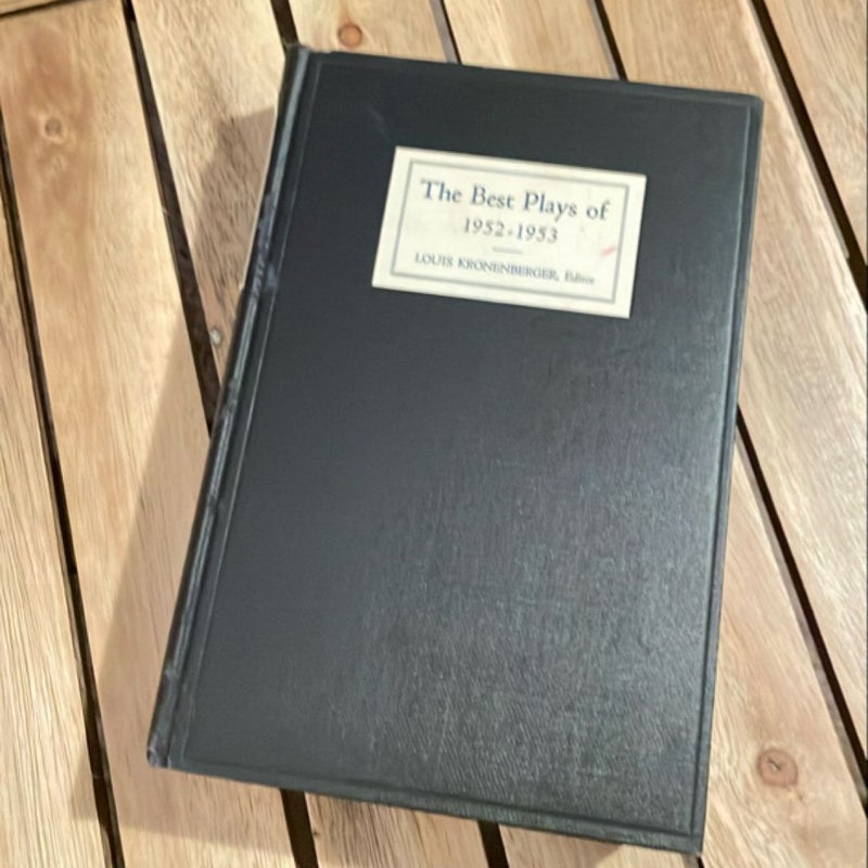 The Best Plays of 1952-1953 (1953)