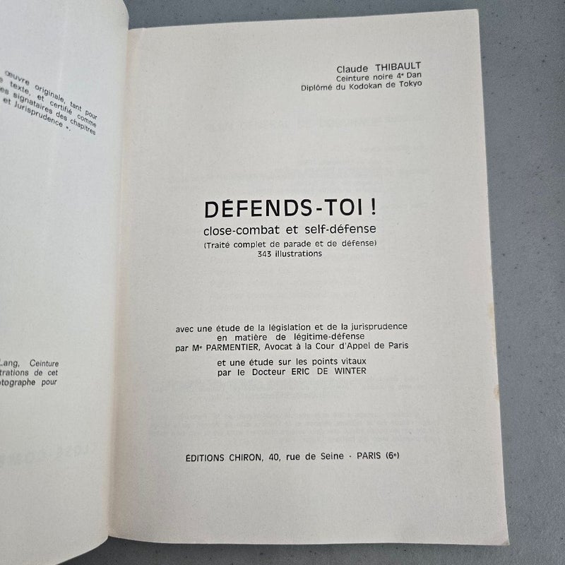 Défends-toi! Close Combat et Self-défense