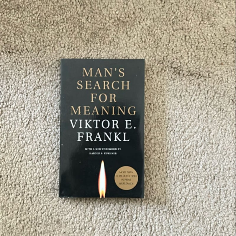 Man's Search for Meaning (OLD EDITION/OUT of PRINT)