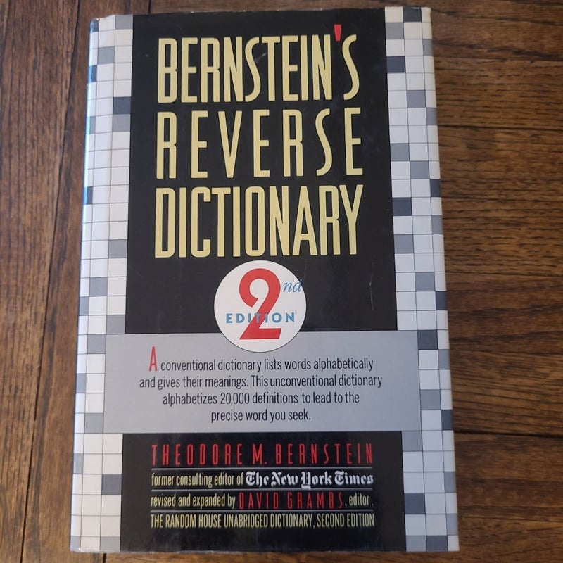 Bernstein's Reverse Dictionary