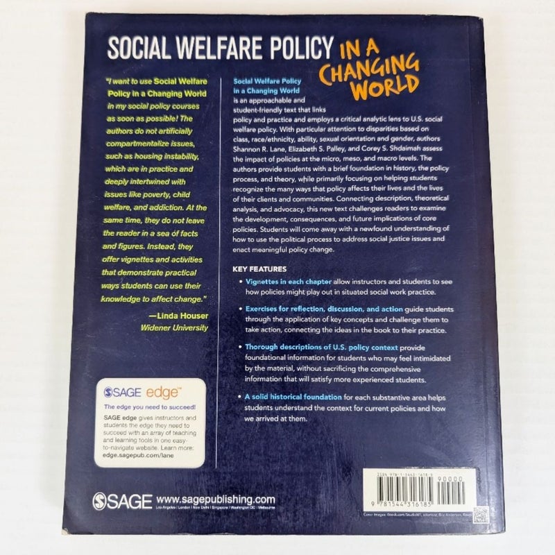 Social Welfare Policy in a Changing World