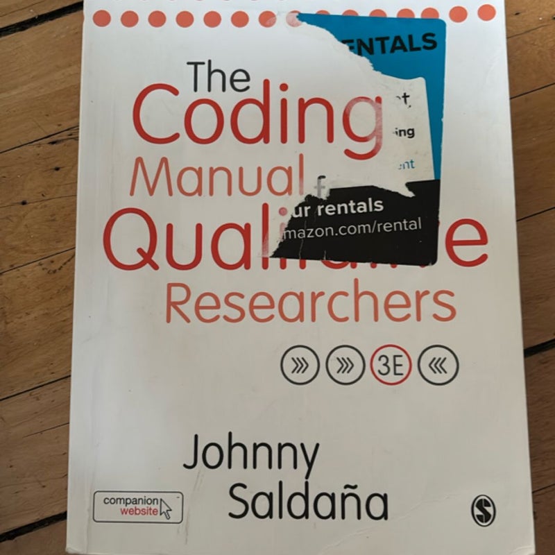 The coding manual for qualitative researchers