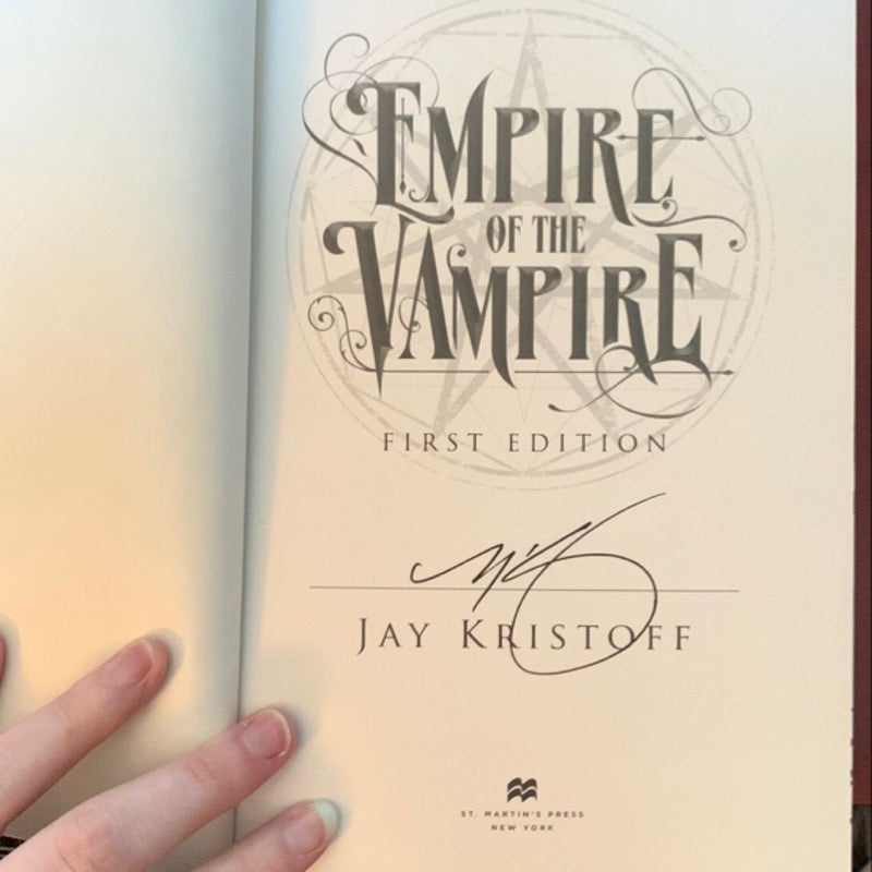 Empire of the Vampire Barnes and Noble Exclusive