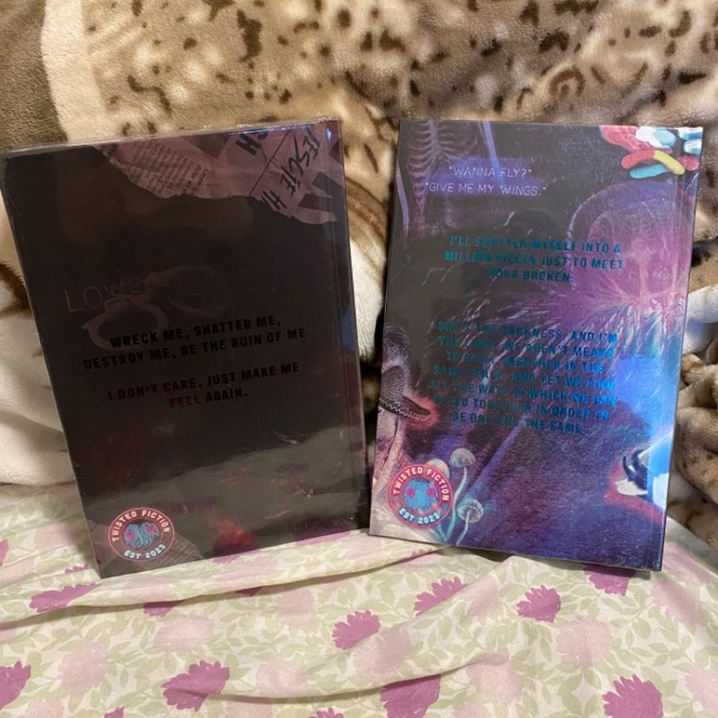 Jescie Hall Twisted Fiction Kid and Hawke special edition set