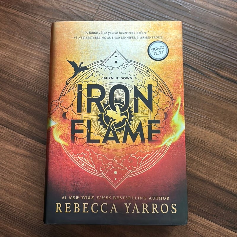 Iron Flame SIGNED