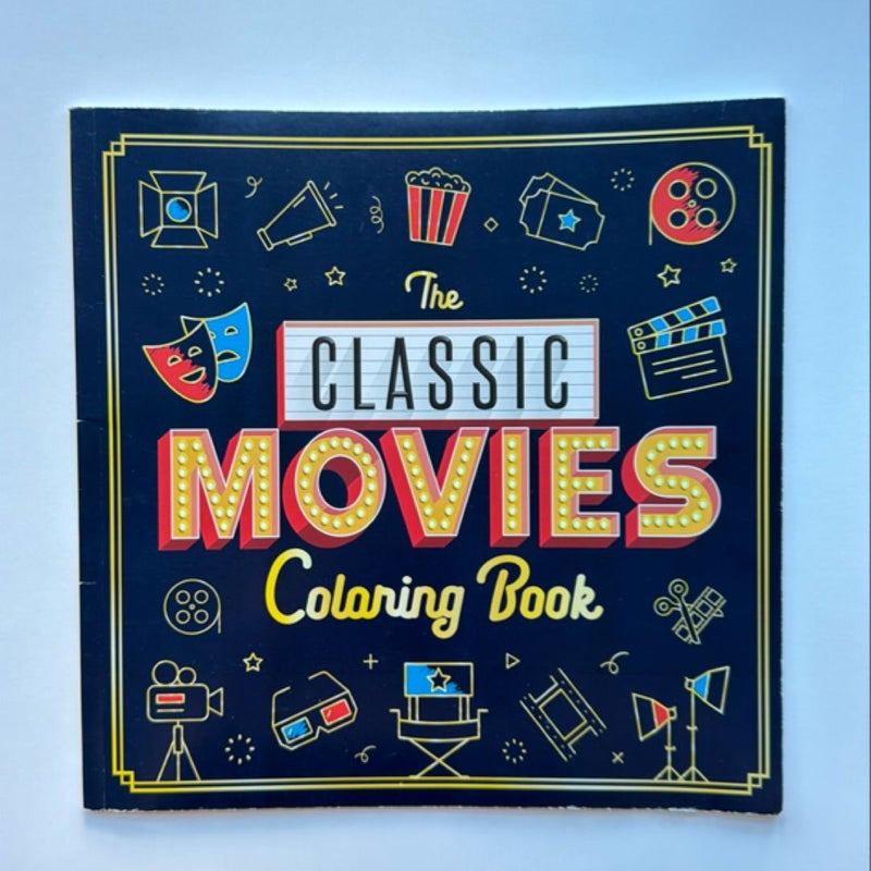 Classic Movies Coloring Book 