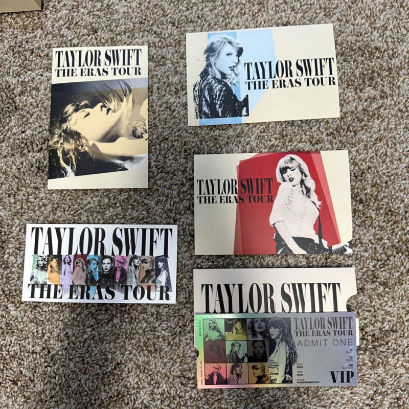 Taylor Swift Eras Tour VIP postcards 