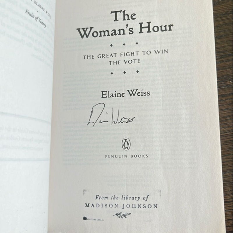 The Woman's Hour (signed)